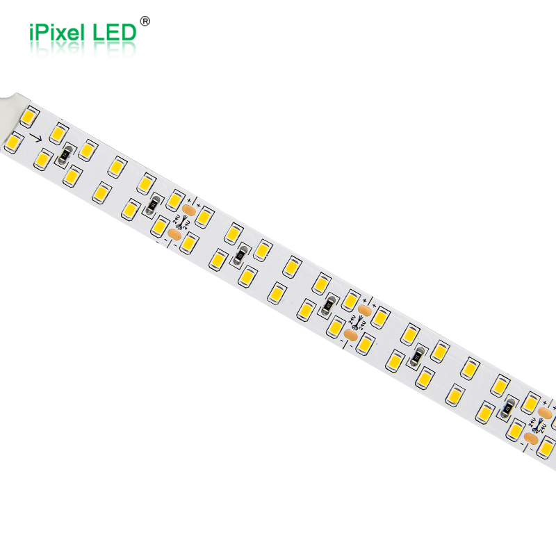 High Efficiency double row SMD2835 15mm single color LED strip 240LEDs/M DC24V
