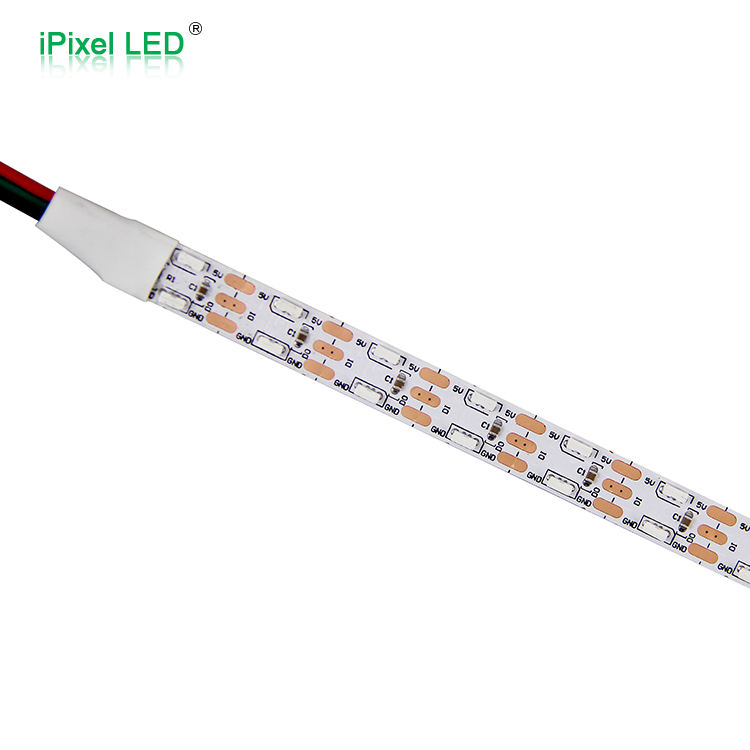 Double row 120leds/m SK6812 RGB side emitting addressable LED strip DC5V
