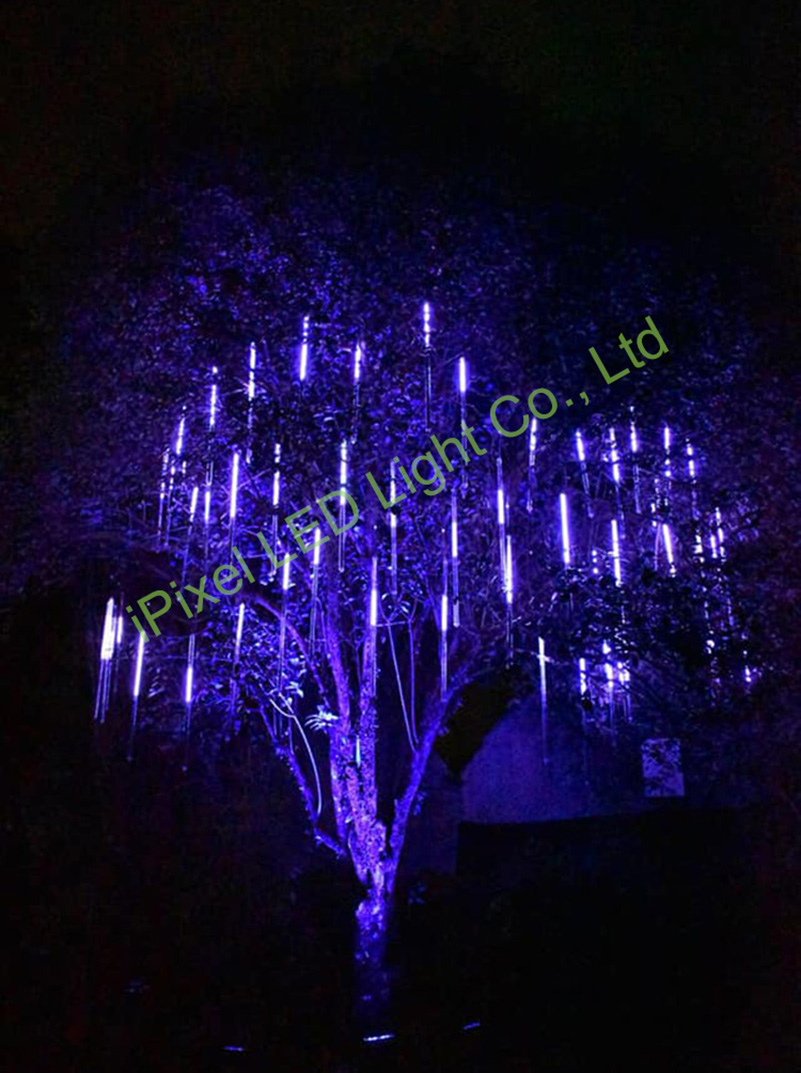 DMX512 meteor tube and 360°led ball project in Ecuador