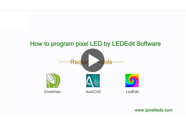 How to program pixel LED by LEDEdit software