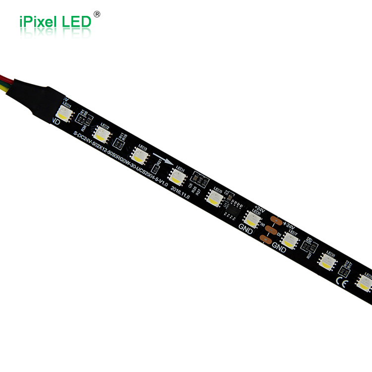 SPI RGBW Digital LED Strip 60LEDs/m DC24V