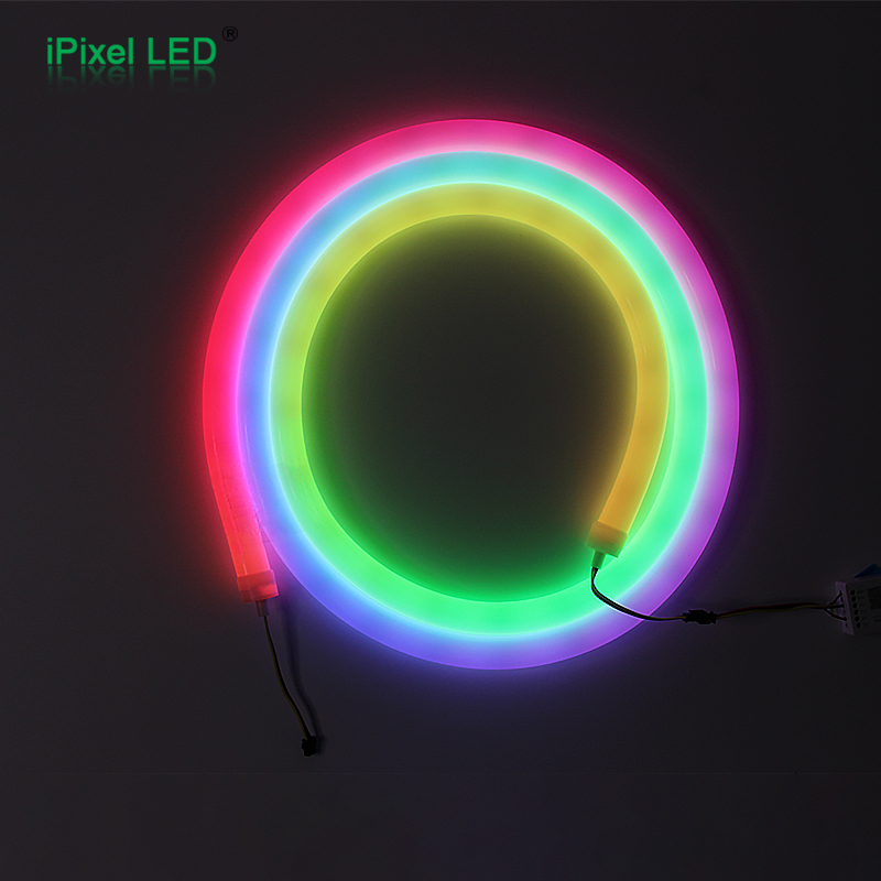 D25mm digital RGB 360° view LED neon tube